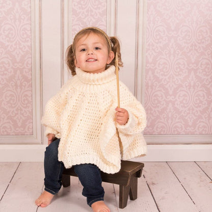 Crochet Roll Neck Poncho